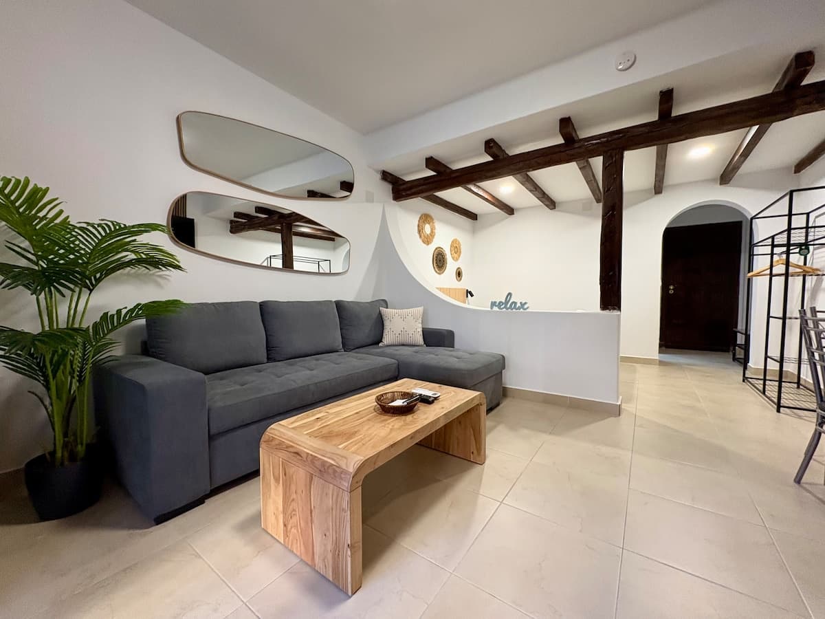 Terraza con jardín · Apartamento tranquilo y soleado